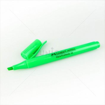 Faber-Castell ปากกาเน้นข้อความ Textliner 38 <1/10> สีเขียว